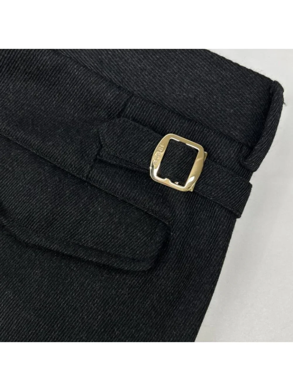Gucci Black Wool Trousers Pants 44